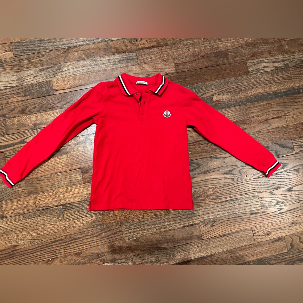Moncler Boys long sleeve polo